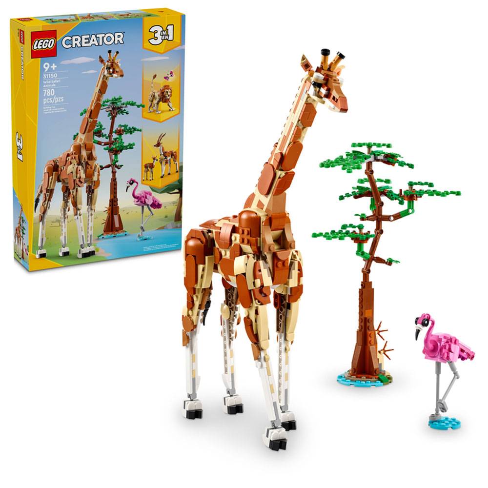 LEGO Creator 3-in-1: Animais Selvagens do Safari